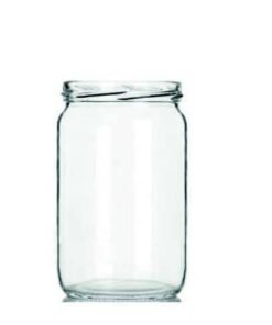 Pot en verre cylindrique 720 ml