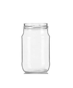 Clear glass jar 320 ml